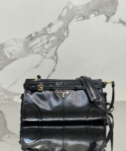Replica Prada Small leather shoulder bag 1BH215