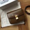 Replica Celine Classic Box Bag in Smooth Calfskin Camel