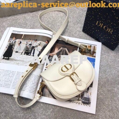 Replica Dior Bobby Bag in Latte Box Calfskin M9319U 2