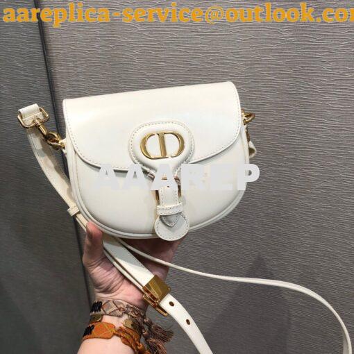 Replica Dior Bobby Bag in Latte Box Calfskin M9319U 5
