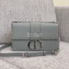 Replica Dior 30 Montaigne Grained Calfskin Bag with Silver Chain M9208