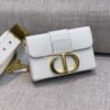 Replica Dior 30 Montaigne Lambskin Box Bag M9204 in Stone Grey 14
