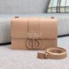 Replica Dior 30 Montaigne Bag Blush Ultramatte Grained Calfskin