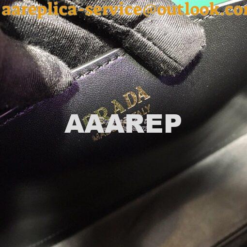Replica Prada Panier Saffiano Leather Bag 1BA211 Green 7