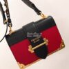 Replica Prada Cahier Leather Bag 1BD045 Red