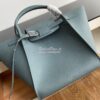 Replica Prada Monochrome Grey Saffiano Leather Bag 11