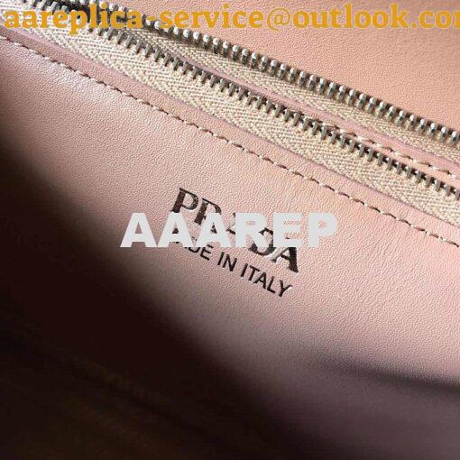 Replica Prada Monochrome Saffiano Leather Bag 1bd186 Powder Pink 7