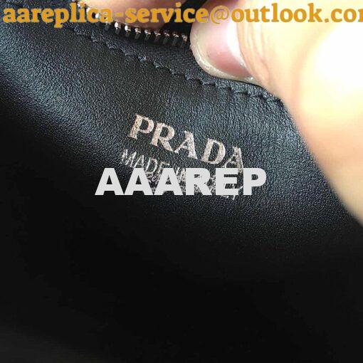 Replica Prada Monochrome Saffiano Leather Bag 1bd186 Black 9