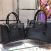 Replica Prada Daino Leather Tote Bag 1BA157 Black 15