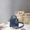 Replica Prada Sidonie Leather Shoulder Bag Blue 12