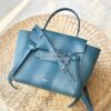 Replica Prada Sidonie Leather Shoulder Bag Blue 11