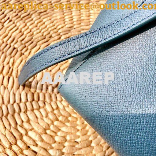 Replica Celine Nano Belt Bag Slate Blue Grained Calfskin 185003 5