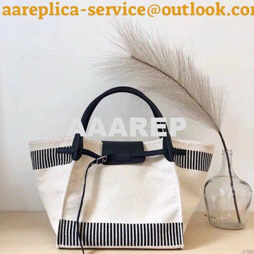 Replica Celine Big Bag With Long Strap In Textured Canvas 183313