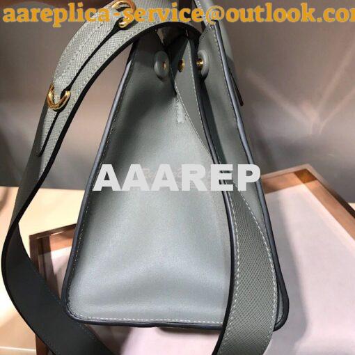Replica Prada Monochrome Saffiano leather bag 1ba156 Grey 6