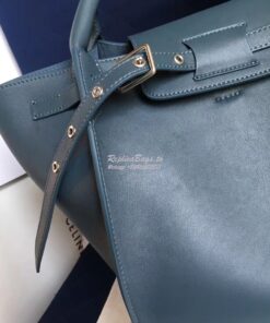 Replica Celine Big Bag With Long Strap In Smooth Calfskin Blue 183313 2