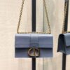 Replica Lady Dior Clutch With Chain in Patent Calfskin S0204 Denim Blu 12