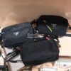 Replica Prada Monochrome Saffiano leather bag 1BD127 Black 11