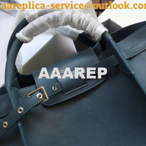 Replica Celine Big Bag With Long Strap In Smooth Calfskin Blue 183313 8