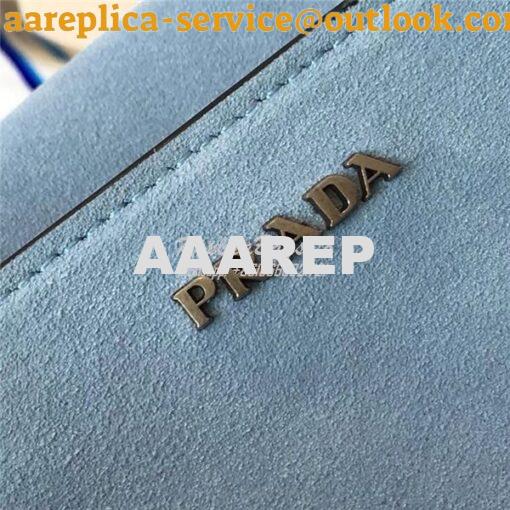 Replica Prada cahier leather shoulder bag 1BD095 black 4