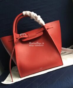 Replica Celine Big Bag With Long Strap In Smooth Calfskin Red 183313