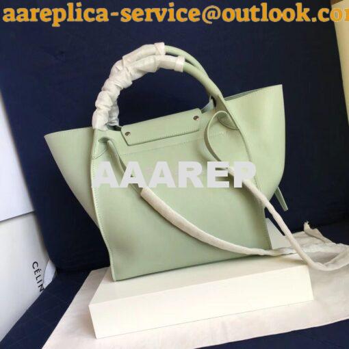 Replica Celine Big Bag With Long Strap In Smooth Calfskin Mint 183313 7