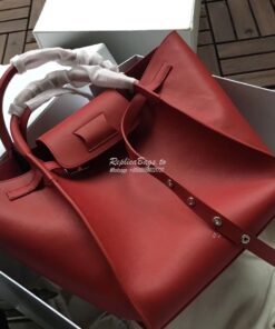 Replica Celine Big Bag With Long Strap In Smooth Calfskin Red 183313 2