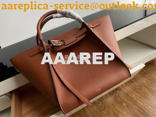 Replica Celine Big Bag With Long Strap In Smooth Calfskin Tan 183313 2