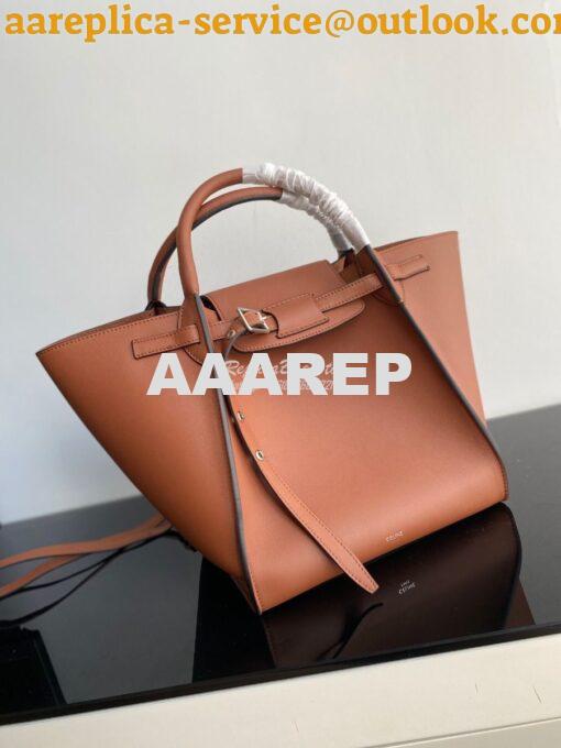 Replica Celine Big Bag With Long Strap In Smooth Calfskin Tan 183313 3