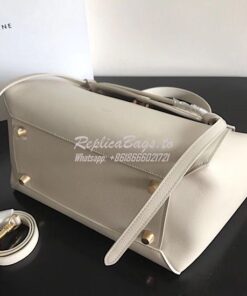 Replica Celine Belt Bag In White Grained Calfskin 2 sizes 2