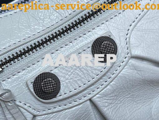 Replica Balenciaga Le Cagole XS S Shoulder Bag in Lambskin White 67130 5