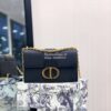 Replica Dior 30 Montaigne Grained Calfskin Bag with Chain M9208 Nude 15