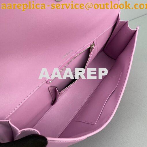 Replica Balenciaga Hourglass Stretched Top Handle Bag in Light Purple 6
