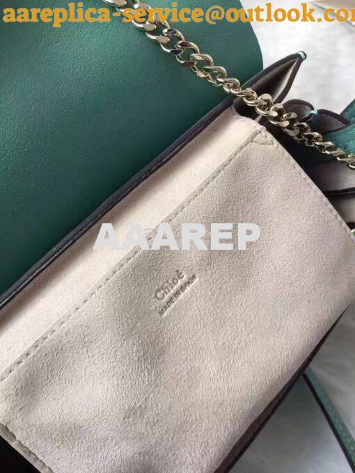Replica Chloe Faye Small shoulder bag in Suede and Smooth Calfskin Min 9