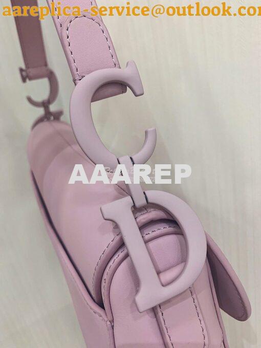 Replica Dior Saddle Ultra-Matte Bag M0446 Lavender 3