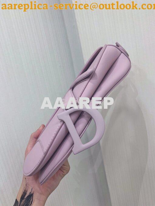 Replica Dior Saddle Ultra-Matte Bag M0446 Lavender 5