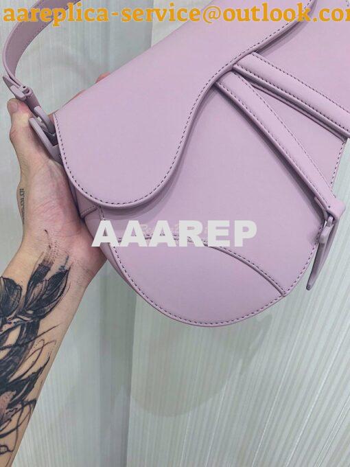 Replica Dior Saddle Ultra-Matte Bag M0446 Lavender 7