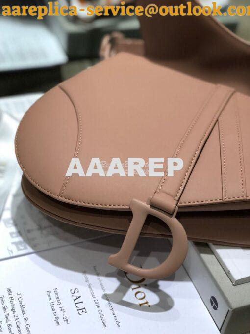 Replica Dior Saddle Ultra-Matte Bag M0446 Nude 3