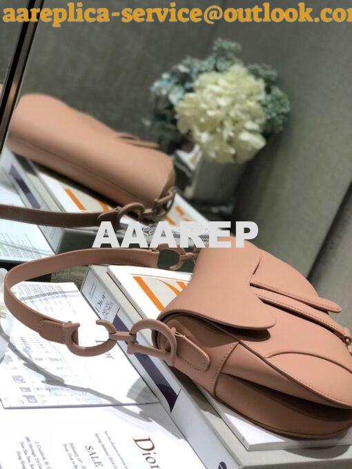 Replica Dior Saddle Ultra-Matte Bag M0446 Nude 5