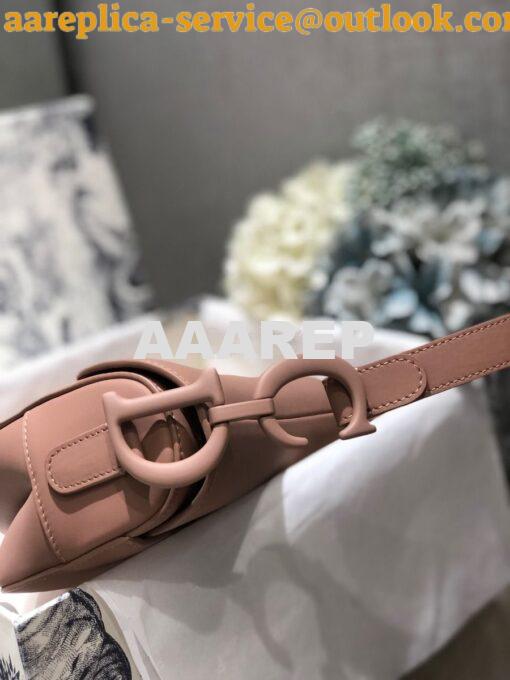 Replica Dior Saddle Ultra-Matte Bag M0446 Nude 6