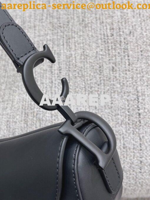 Replica Dior Saddle Ultra-Matte Bag M0446 Black 4