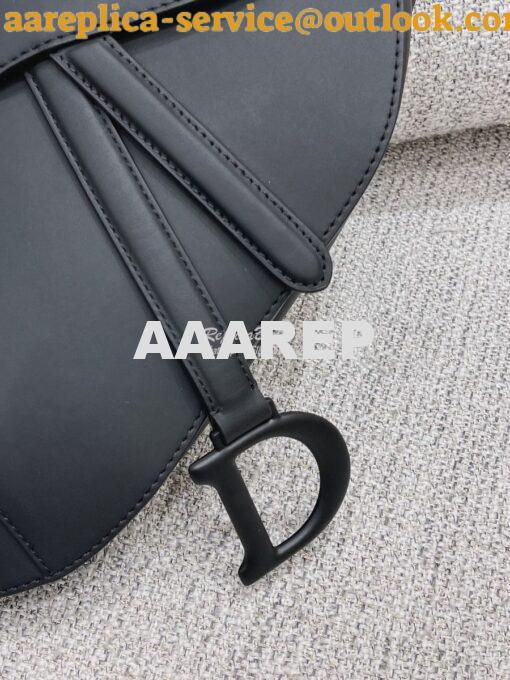 Replica Dior Saddle Ultra-Matte Bag M0446 Black 5