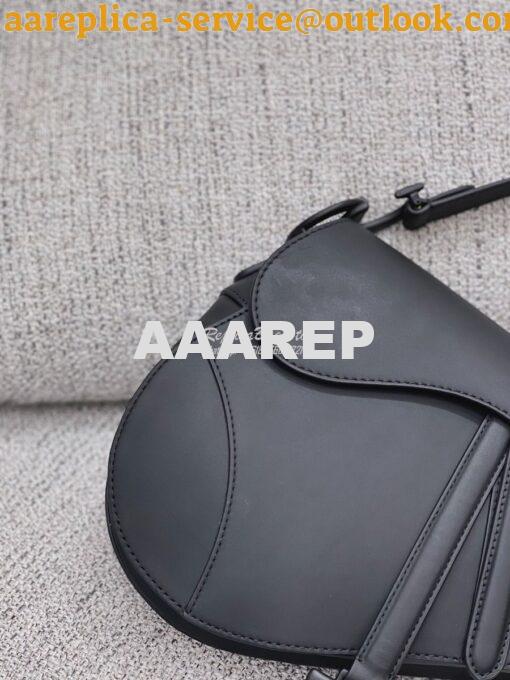 Replica Dior Saddle Ultra-Matte Bag M0446 Black 6