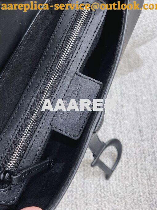 Replica Dior Saddle Ultra-Matte Bag M0446 Black 8