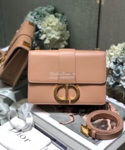 Replica Dior 30 Montaigne Calfskin Bag in Pale Pink