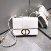 Replica Dior 30 Montaigne Calfskin Bag in White
