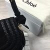 Replica Chloe Hudson Shoulder Bag in Suede Calfskin White 10