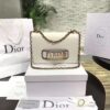 Replica Dior J'ADIOR Flap Bag With Chain in Calfskin White