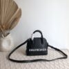 Replica Balenciaga Ville Top Handle Bag In White Crocodile Emboosed Ca 15