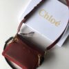 Replica Chloe Pixie small brown leather and suede shoulder bag 12