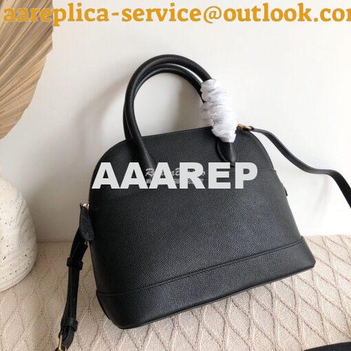 Replica Balenciaga Ville Top Handle Bag In Black Small Grain Calfskin 10